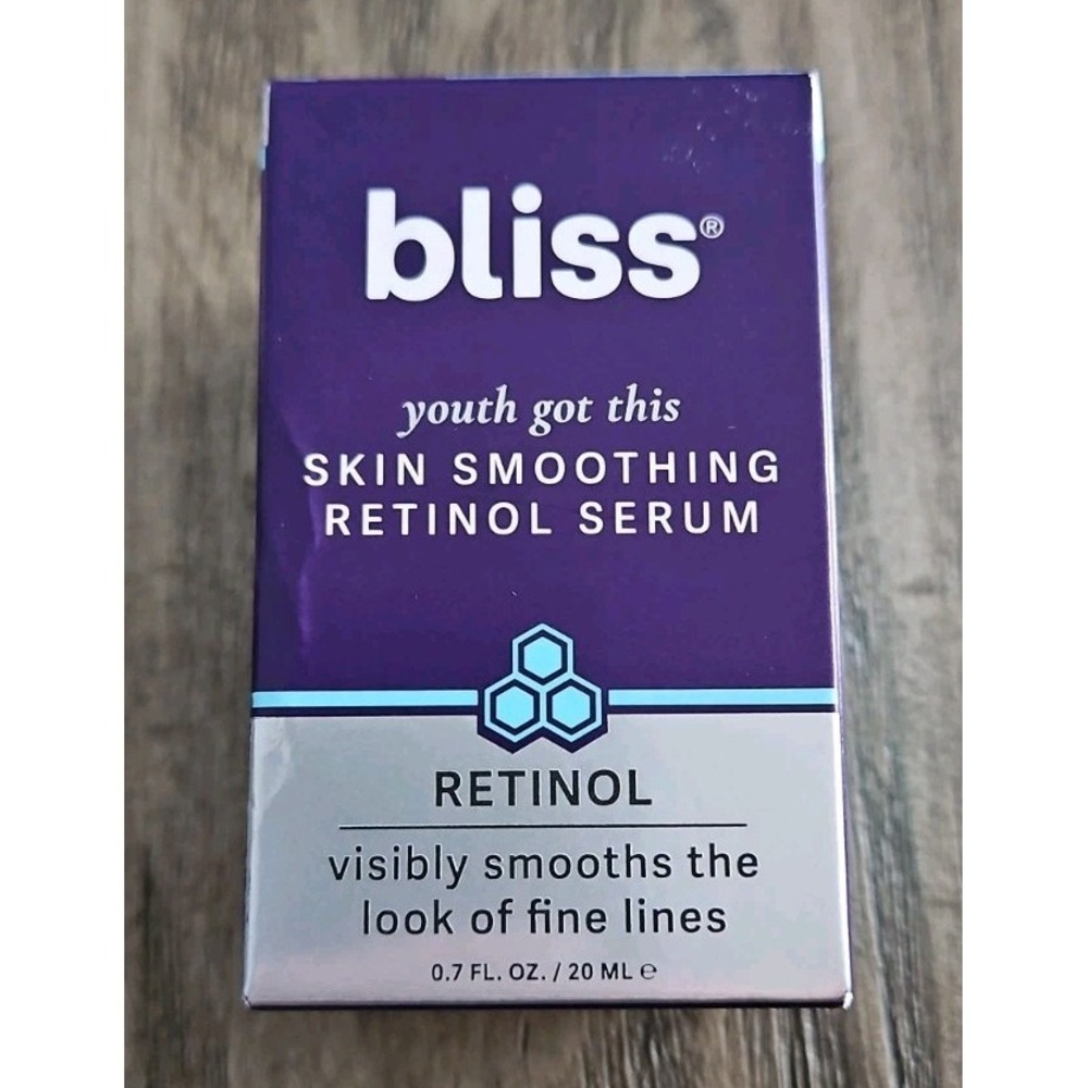 bliss Youth Got This Skin Smoothing Retinol Serum 0.7 fl oz 20 ML New!